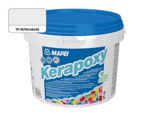 Spárovací hmota Mapei Kerapoxy středně šedá 10 kg R2T MAPX10111