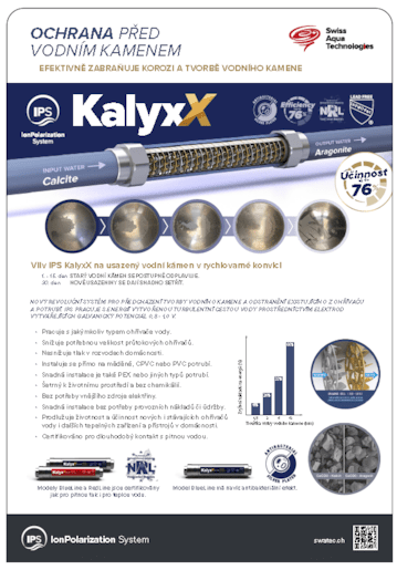 SAT IPS KalyxX odstranění vodního kamene G 1" IPSKXRG1
