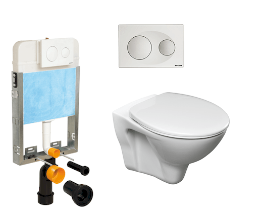 Cenově zvýhodněný závěsný WC set SIKO k zazdění + WC S-Line S-line Pro KMPLVIDIMAB
