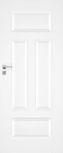 Interiérové dveře Naturel Nestra levé 80 cm bílé NESTRA380L